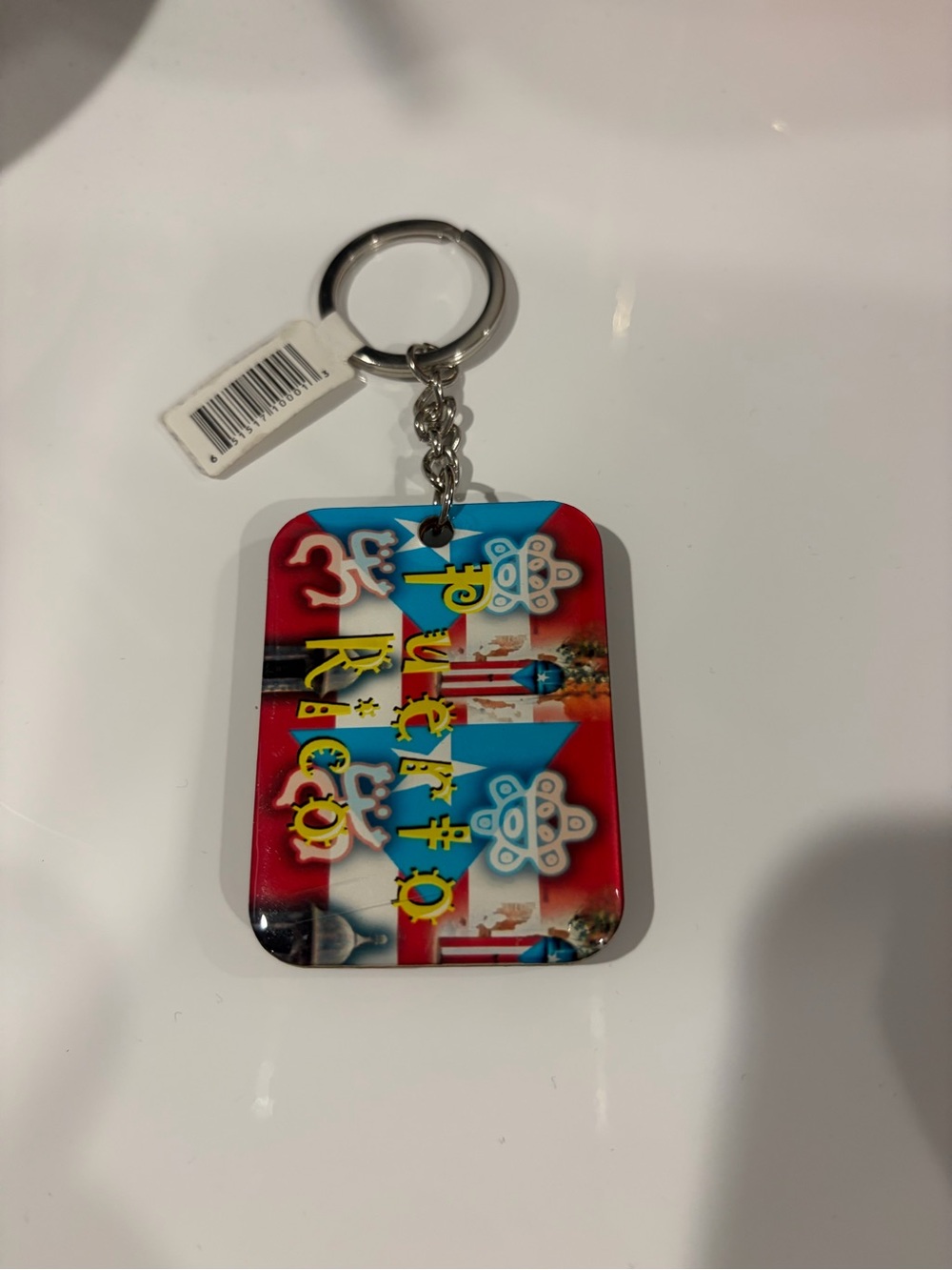 Unbranded Red, Blue & White Decorative Keychain - Patriotic Accent